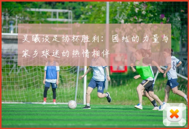 吴曦谈足协杯胜利：团结的力量与家乡球迷的热情相伴